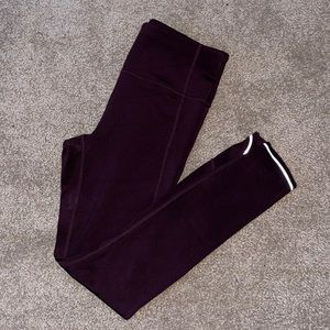 Athleta Burgundy Legging